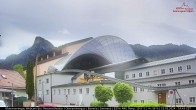 Archiv Foto Webcam Blick auf das Passionstheater Oberammergau 13:00