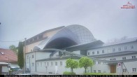Archiv Foto Webcam Blick auf das Passionstheater Oberammergau 07:00