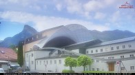 Archiv Foto Webcam Blick auf das Passionstheater Oberammergau 07:00