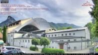Archiv Foto Webcam Blick auf das Passionstheater Oberammergau 17:00