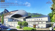 Archiv Foto Webcam Blick auf das Passionstheater Oberammergau 07:00