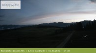 Archiv Foto Webcam Panoramablick Rodenecker Lüsner Alm 03:00