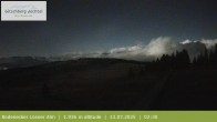 Archiv Foto Webcam Panoramablick Rodenecker Lüsner Alm 01:00