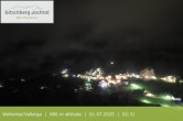 Archiv Foto Webcam Blick auf Weitental vom Gitschberg 01:00