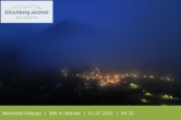 Archiv Foto Webcam Blick auf Weitental vom Gitschberg 03:00