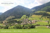 Archiv Foto Webcam Blick auf Weitental vom Gitschberg 13:00
