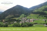 Archiv Foto Webcam Blick auf Weitental vom Gitschberg 19:00