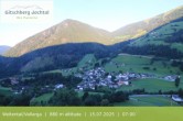 Archiv Foto Webcam Blick auf Weitental vom Gitschberg 06:00