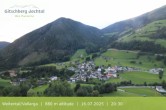Archiv Foto Webcam Blick auf Weitental vom Gitschberg 19:00