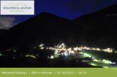 Archiv Foto Webcam Blick auf Weitental vom Gitschberg 03:00