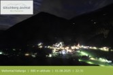 Archiv Foto Webcam Blick auf Weitental vom Gitschberg 21:00