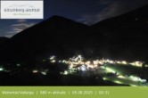 Archiv Foto Webcam Blick auf Weitental vom Gitschberg 23:00