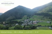 Archiv Foto Webcam Blick auf Weitental vom Gitschberg 19:00