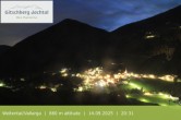 Archiv Foto Webcam Blick auf Weitental vom Gitschberg 19:00