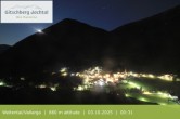 Archiv Foto Webcam Blick auf Weitental vom Gitschberg 23:00