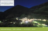 Archiv Foto Webcam Blick auf Weitental vom Gitschberg 23:00