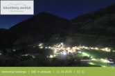 Archiv Foto Webcam Blick auf Weitental vom Gitschberg 01:00