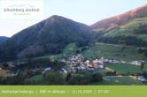 Archiv Foto Webcam Blick auf Weitental vom Gitschberg 06:00