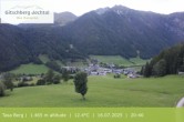 Archiv Foto Webcam: Blick auf den Gitschberg 19:00
