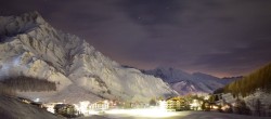 Archiv Foto Webcam Samnaun: Blick auf das Dorf 23:00