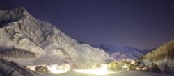 Archiv Foto Webcam Samnaun: Blick auf das Dorf 23:00