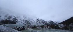 Archiv Foto Webcam Samnaun: Blick auf das Dorf 19:00