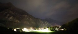 Archiv Foto Webcam Samnaun: Blick auf das Dorf 23:00