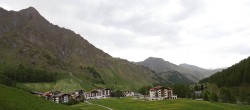 Archiv Foto Webcam Samnaun: Blick auf das Dorf 13:00