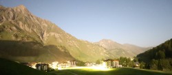 Archiv Foto Webcam Samnaun: Blick auf das Dorf 23:00