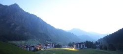 Archiv Foto Webcam Samnaun: Blick auf das Dorf 03:00