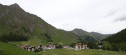 Archiv Foto Webcam Samnaun: Blick auf das Dorf 13:00