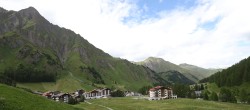 Archiv Foto Webcam Samnaun: Blick auf das Dorf 15:00