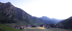 Archiv Foto Webcam Samnaun: Blick auf das Dorf 03:00