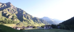Archiv Foto Webcam Samnaun: Blick auf das Dorf 05:00