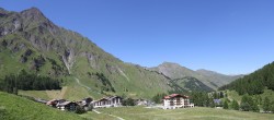 Archiv Foto Webcam Samnaun: Blick auf das Dorf 13:00