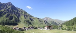 Archiv Foto Webcam Samnaun: Blick auf das Dorf 15:00