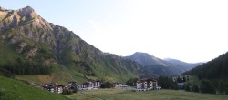 Archiv Foto Webcam Samnaun: Blick auf das Dorf 06:00