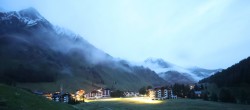 Archiv Foto Webcam Samnaun: Blick auf das Dorf 03:00