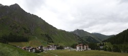 Archiv Foto Webcam Samnaun: Blick auf das Dorf 15:00