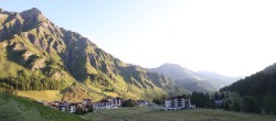 Archiv Foto Webcam Samnaun: Blick auf das Dorf 05:00