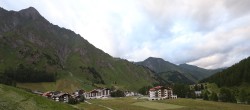 Archiv Foto Webcam Samnaun: Blick auf das Dorf 19:00