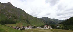 Archiv Foto Webcam Samnaun: Blick auf das Dorf 09:00