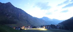 Archiv Foto Webcam Samnaun: Blick auf das Dorf 03:00