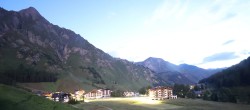 Archiv Foto Webcam Samnaun: Blick auf das Dorf 03:00