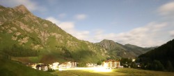Archiv Foto Webcam Samnaun: Blick auf das Dorf 01:00