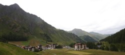 Archiv Foto Webcam Samnaun: Blick auf das Dorf 09:00
