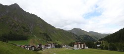Archiv Foto Webcam Samnaun: Blick auf das Dorf 15:00