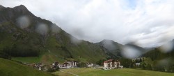 Archiv Foto Webcam Samnaun: Blick auf das Dorf 17:00