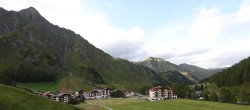 Archiv Foto Webcam Samnaun: Blick auf das Dorf 17:00