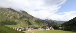 Archiv Foto Webcam Samnaun: Blick auf das Dorf 09:00